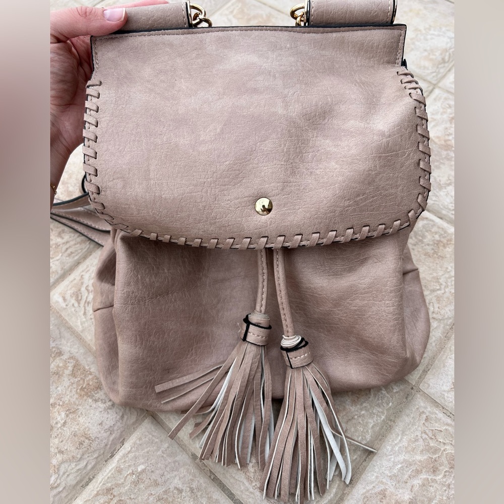 Vegan Leather Backpack